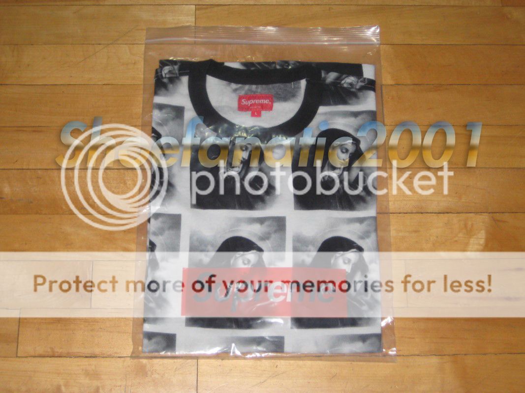 Supreme Virgin Mary Tee Shirt L Large White Black Box Logo Dipset